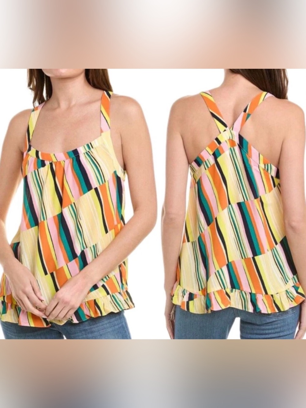 CAbi- Skip Halter Blouse- M